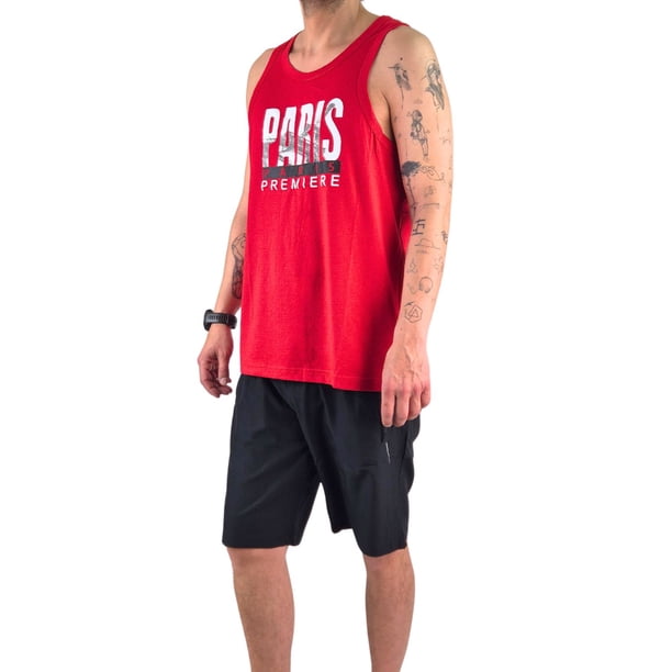 Polera Sin Manga Musculosa Hombre Diseño Paris 289