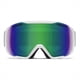 thumbnail image 3 of Gafas para deportes de nieve SMITH Blazer con montura blanca y lentes verdes, 3 of 8