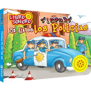 Zig-Zag - Libro Un Día Con Los Policías / 8 Páginas De Cartón, De 21 X 16 Cm. Tapa Cartoné. Incluye Baterías.