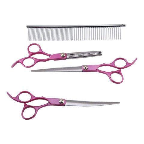 Genérico - Set De Tijeras Profesionales Para Aseo De Mascotas Lau