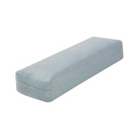 Magideal - Bolster De Yoga Cubierta Lavable Extraíble Equipo De Yoga Almohada De Yoga Con Asa De Transporte Alta Elasticidad , Gris
