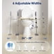 thumbnail image 3 of Asiento de inodoro elevado Bluelog con asas ajustables, 400 libras, 3 of 7