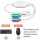 thumbnail image 4 of Cable Adaptador Usb Ps2 Conexion Conversor de Teclado Mouse multicolor, 4 of 5