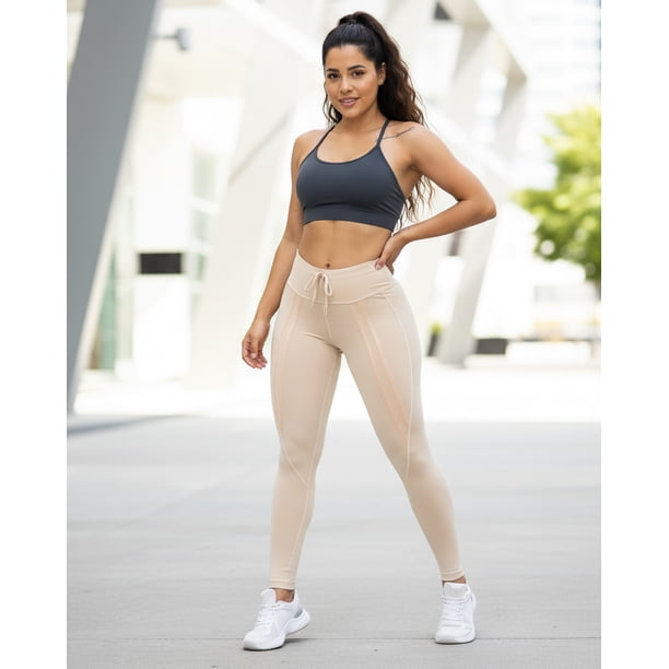 Calza Deportiva Push Up Mujer Lazo Frontal Premium