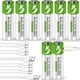 thumbnail image 1 of Pilas Recargables CAMELCELL AA Paquete de 8 con Cargador USB Tipo C, 1 of 8
