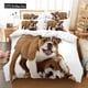 thumbnail image 1 of v13 Bed Sheets Dog Bedding Set For Child Duvet Cover Sets Home Textile Full Size Ropa De Cama Bedroom Set Beddings x Bedclothes Pug 3-Piece Bedding Set (1 Duvet Cover + 2 Pillow Shams) Bed Sheets ju13, 1 of 5