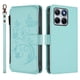 thumbnail image 2 of Funda Cartera Mariposa para [Motorola Edge 70 Fusion] con Soporte y Cremallera Verde menta, 2 of 6