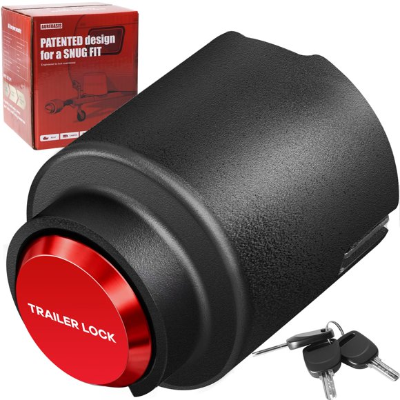 Candado universal para remolques AUREOASIS 2-5/16", 2" y Bulldog