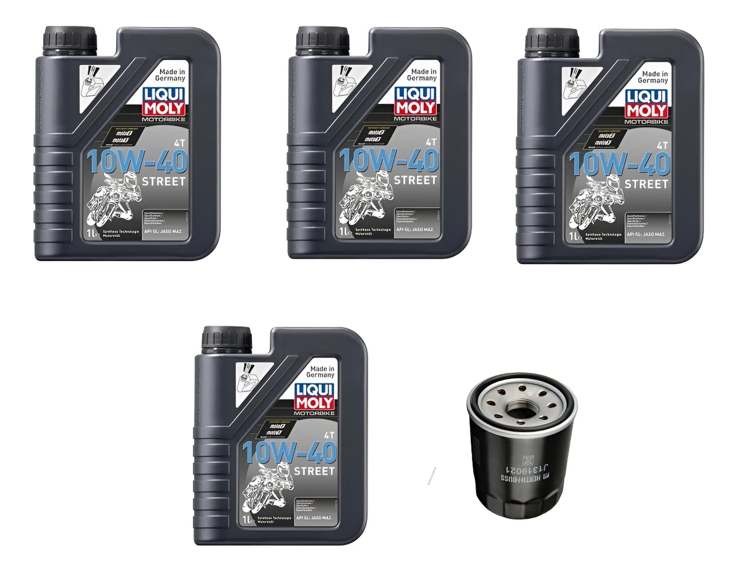 Liqui Moly - Kit Mantencion Moto Triumph 1200 Explorer Xc / Tiger 1200 Negro