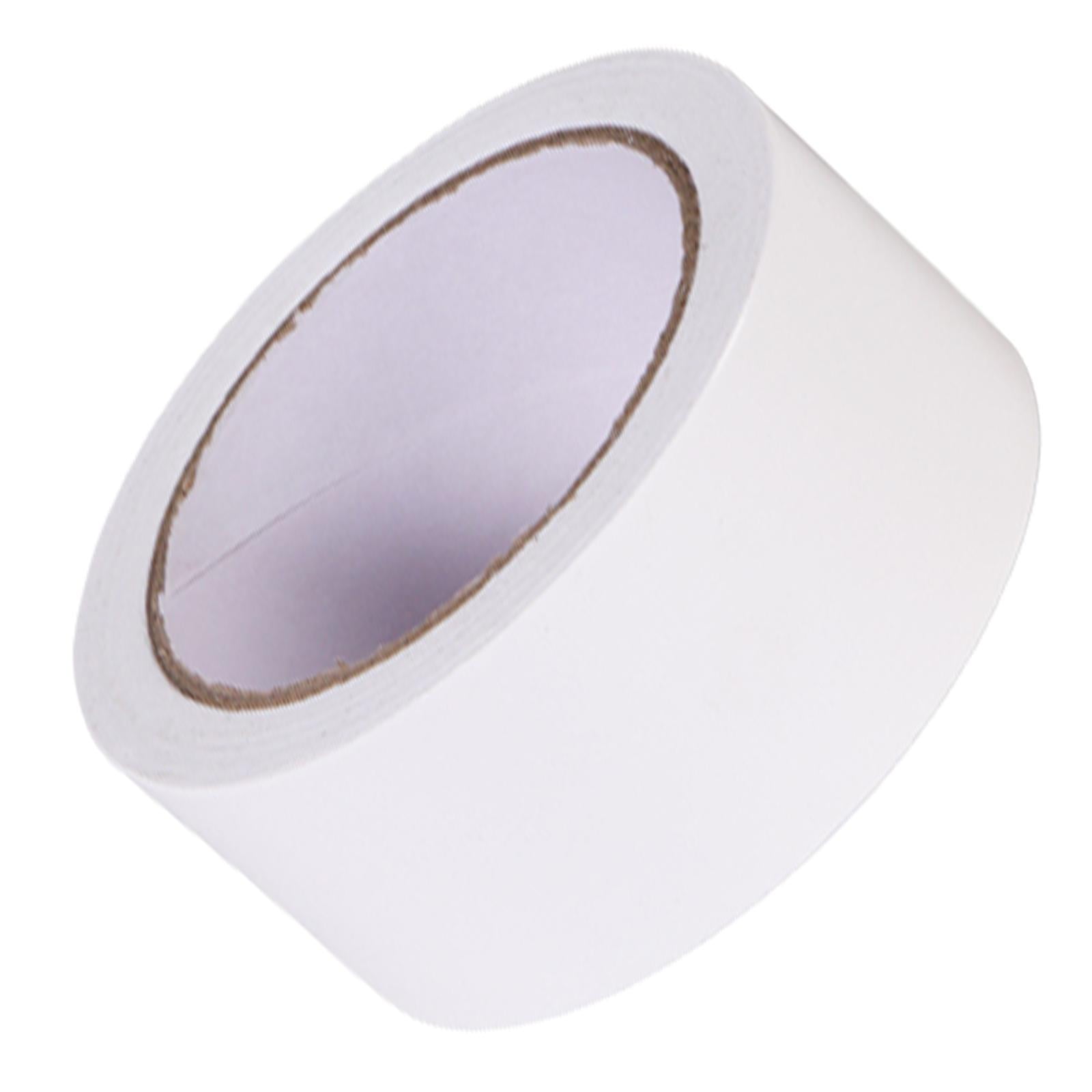 Magideal - Cinta Adhesiva Resistente, Cinta Adhesiva De Tela Para Conductos, Cinta De Tela Impermeable De Alta Viscosidad De 10 M Para Cables, Alfombras, Marcos 60mmx10m Blanco