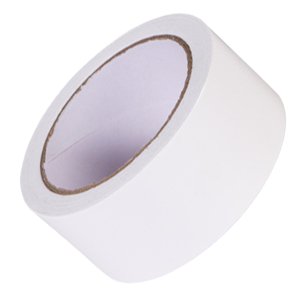 Magideal - Cinta Adhesiva Resistente, Cinta Adhesiva De Tela Para Conductos, Cinta De Tela Impermeable De Alta Viscosidad De 10 M Para Cables, Alfombras, Marcos 60Mmx10M Blanco