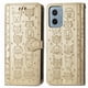 thumbnail image 4 of Funda Cartera FOXDOCK para Motorola Moto E15 , Flip PU con Relieve de Gatos y Perros, Tarjetero y Soporte, 4 of 6