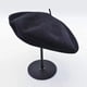 thumbnail image 1 of Boina Estilo Frances, Sombrero Simple Y Elegante Negro Estandar, 1 of 2