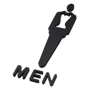 Bothyi - Letrero De Wc, Letrero De Baño, Decoraciones, Tablero, Señalización, Letrero De Puerta De Baño Masculino Y Femenino, Hombre S