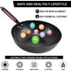 thumbnail image 3 of Wok Leidawn de acero al carbono 12.8 con tapa, juego de 11 piezas, 3 of 7