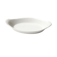 Sunnex - Plato Oval Con Orejas Porcelana 22.5 Cm