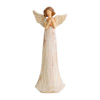 Magideal - Estatuilla De Ángel Estatua De Niña Artesanía Colección Creativa Escultura De Estilo Europeo Arte Decorativo Para Escritorio Sala De Estar Decoración , Estilo C