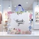 thumbnail image 4 of Bolsas De Plástico Moradas Q Crafts Floral Thank You Paquete De 50, 4 of 5