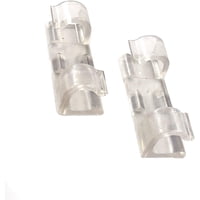 Xinqihang - Paquete De 40 Clips Organizadores De Cables, Hebilla Organizadora De Cables Con Almohadillas Autoadhesivas Resistentes, Soporte Para Cables Y Gestión De Cables Para Una Oficina Ordenada En Casa (Trans