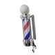 thumbnail image 5 of Lámpara LED de poste de barbero, lámpara de pared giratoria para peluquería, lámpara de pared impermeable con rayas de bolas para peluquería de fiesta estilo B, 5 of 5