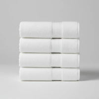 Pack 4 Toallas Chiteco 100% Algodón 400G Baño 135 X 70 Cm Color Blanco