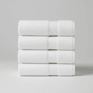 Pack 4 Toallas Chiteco 100% Algodón 400G Baño 135 X 70 Cm Color Blanco