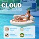 thumbnail image 2 of Tumbona Pool Float Swimline Cloud 360 con respaldo para 1 a 3 personas, 2 of 7