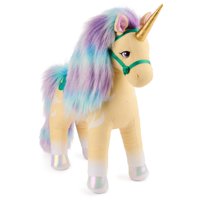 Peluche Unicorn Academy Leaf De 15 Pulgadas Para Niñas De 1 Año O Más