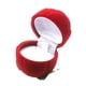 thumbnail image 3 of Bonita Caja De Anillo, Joyero De Terciopelo Para Boda, Anillo De Compromiso, Día De San Valentín, Rosa Roja, 3 of 5