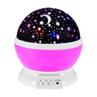 Dblue - Lámpara Proyector De Estrellas Espantacuco Rosado - Ps