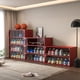 thumbnail image 3 of Red Glass Door Shoe Box Shoe Storage Cabinet For Sneakers With RGB Led Light, 3 of 3