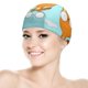 thumbnail image 5 of Kiff Gorro de Natación de Licra, Gorro de Baño de Tela Cómoda, Gorro Elástico Antideslizante para Hombres, Mujeres y Niños, 5 of 6