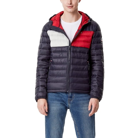 Chaqueta Tommy Hilfiger Ultra Loft Puffer Para Hombre, Resistente Al Agua