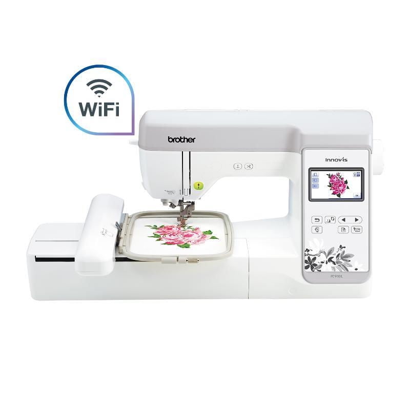 Brother - Máquina Bordadora Pe910Lcl Blanco