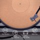 thumbnail image 3 of Alfombrilla de corcho PRO SPIN para tocadiscos de vinilo LP de 3 mm, 3 of 9