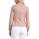 thumbnail image 3 of INSPIRE CHIC Chaquetas de Mezclilla para Mujer Cuello Alto Mangas Largas Chaquetas Cortas de Jean Rosa 2XL, 3 of 6