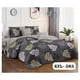 thumbnail image 2 of Cubrecama Quilt Verano 1.5 Plazas - Gris Hojas Otoñales KFL583, 2 of 3