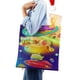 thumbnail image 4 of Pizza Planet Aliens Bolso de tela con estampado de lienzo para mujer, bolsa de compras reutilizable y estética, con cremallera interior, regalo para mujer,38*45cm., 4 of 6