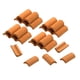 thumbnail image 1 of Mini de tejado de 25 uds., modelo de falsas, de construcción, arcilla de cerámica para paisajismo, accesorios de , jardín , ROJO, 1 of 5