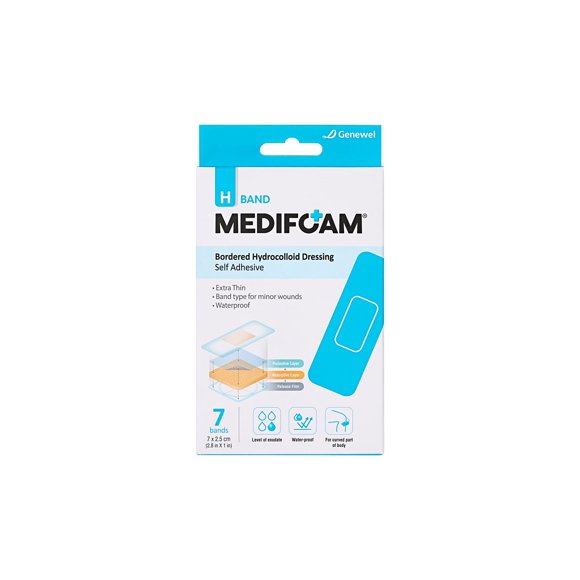 Vendaje MEDIFOAM H Hidrocoloide Pequeño - 7 Láminas