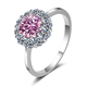 thumbnail image 1 of Anillos de Compromiso para Mujer 1 Uds Color D Anillos de Diamante de Moissanita Anillos de Banda de Boda de Plata Esterlina 925 para Novia Madre con Certificado, 1 of 9