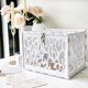 thumbnail image 1 of Tarjetero OurWarm DIY de PVC blanco con cierre para bodas y eventos, 1 of 7