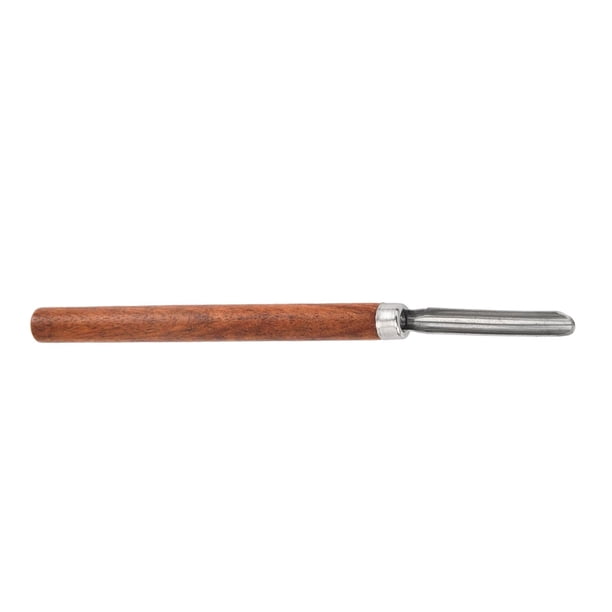 Cuchillo de tallado portátil, modelado de escultura afilada, acero inoxidable, herramienta de tallado culinario portátil para grabado de alimentos , Pequeña en forma de U