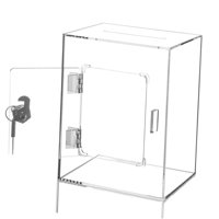 Magideal - Piggy Bank Transparente, Caja De Dinero De Apertura Con Llave, Bote De Ahorro, Caja De Dinero, Jarra De Ahorro Para Cumpleaños, Festivales, Regalos Na