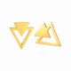 thumbnail image 1 of Aros Triangulo Punta Flecha Punk Hombre Mujer Earing Moda, 1 of 3