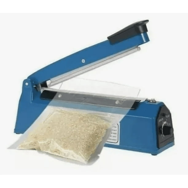 Impulso Sellador De Calor Eléctrico Plástico Color: Azul 30 CM