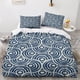 thumbnail image 2 of Juego de edredón con estampado geométrico de 3 piezas, juego de ropa de cama moderno y sencillo con funda de edredón de 3 piezas con cremallera para adolescentes y adultos., 2 of 3