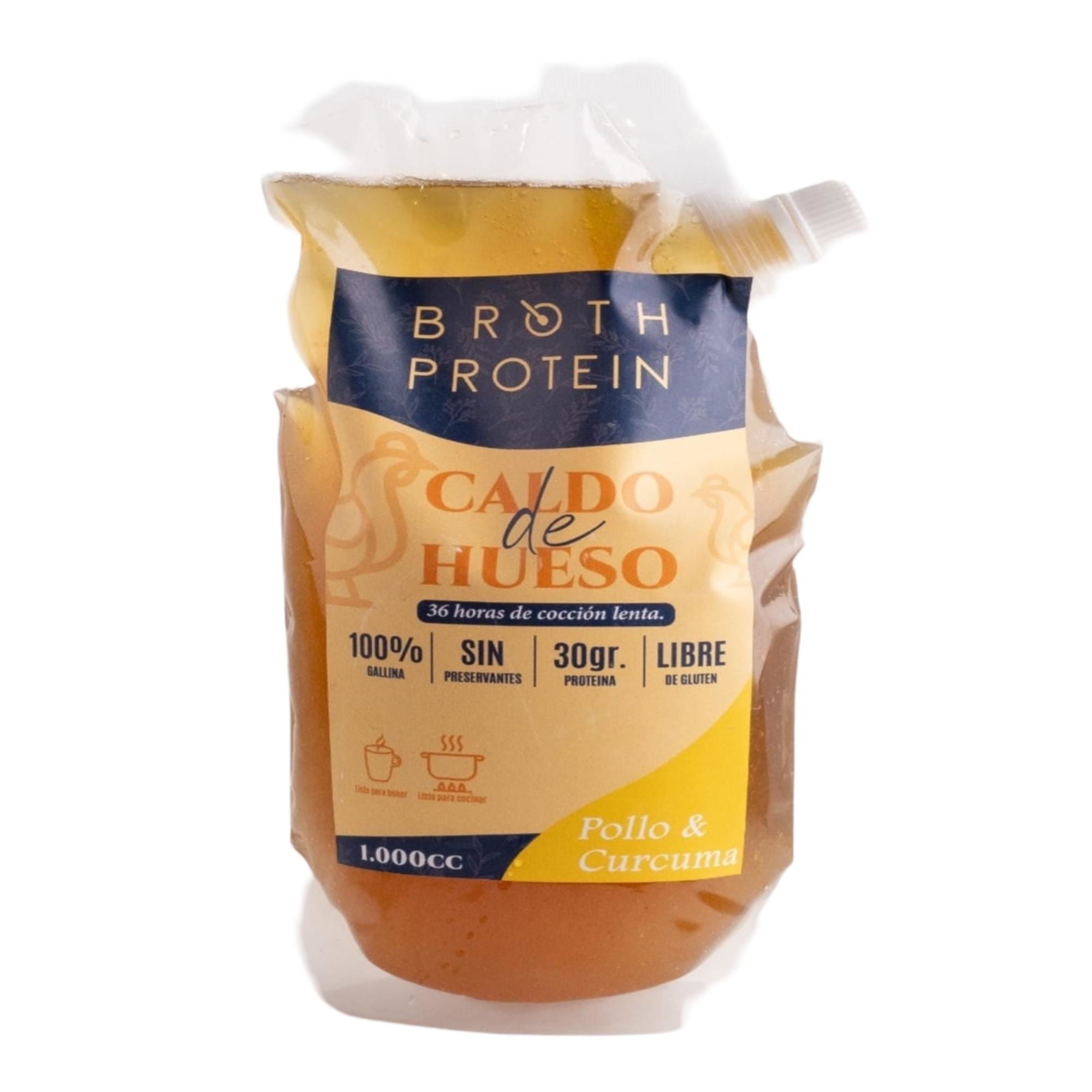 Caldo De Hueso Pollo 1 L Broth Protein