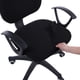 thumbnail image 1 of Fundas de asiento para sillas de ordenador de oficina Smiry Stretch Black, 1 of 7