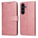 thumbnail image 1 of Funda Billetera para Samsung Galaxy S25 FE con Porta Tarjetas y Soporte Ajustable Rosa, 1 of 6